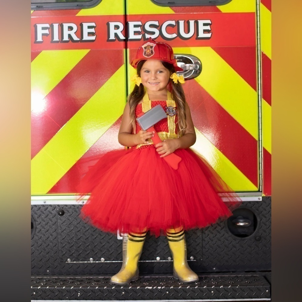Mia Bella Toddler Fire Worker Costume